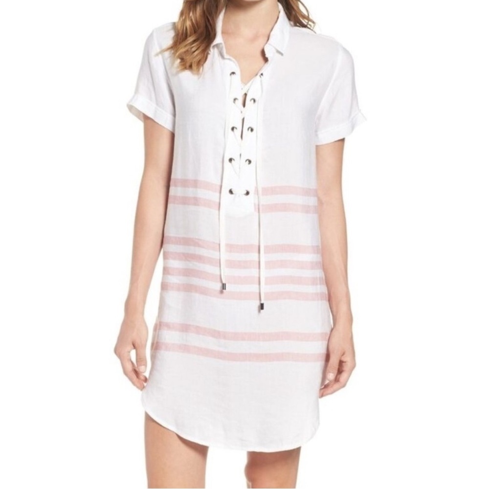 Rails Rocky Dress in Astoria Stripe Size XS Linen‎ Blend